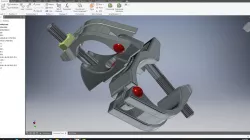 Swivel coupler by inventor software