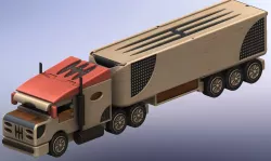 TTT - Toy Truck w/ Trailer - Built-In Fun Features