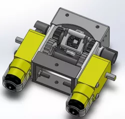 Twin Motor Differential Gearbox