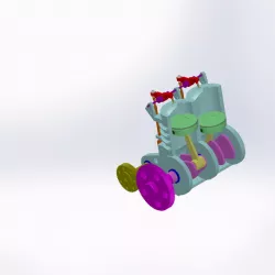 Two Cylinder Engine