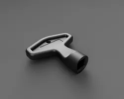 Ventilation unit key