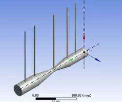 Venturi meter with static pressure tubes