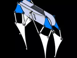 Walking machine mechanism