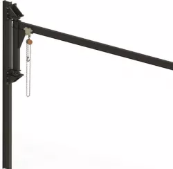 Wall mounted PIVOTABLE CRANE 1T