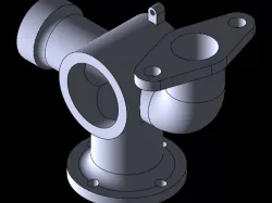 water pump elbow joint flange