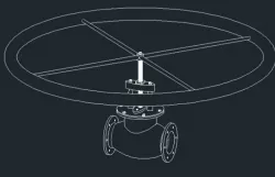 Wheel-operated steam-stop valve