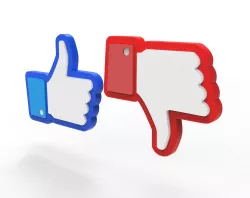 3D Facebook Like  3D model