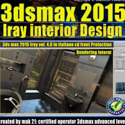 3ds max 2015 Interior Design Volume 4 Cd Front 3D model