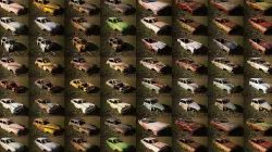 48 OLD ABANDONED CARS 3D model