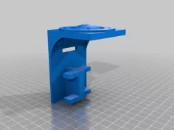 A camera holder for a Raspberry Pi Cam, along with gimbols and servo holders