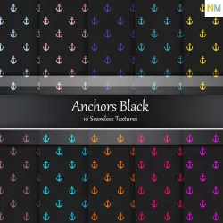Anchors Black Seamless Textures Set Texture