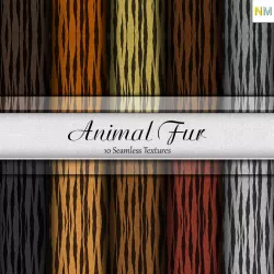 Animal Fur Seamless Textures Set Texture