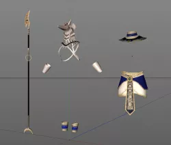 Anubis Outfit 3D model