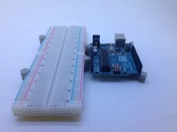 Arduino uno + big breadboard holder