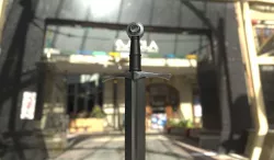 Arming Sword Low-poly  3D model