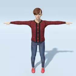 Avatar Scarlet  3D model