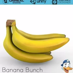 Banana Bunch 3D model