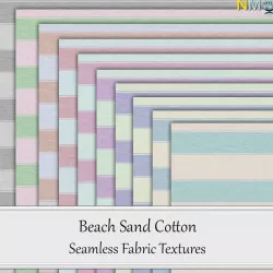 Beach Sand Cotton Fabrics Seamless Textures Set Texture