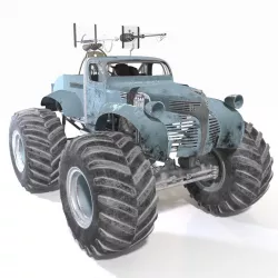 Bigfoot monster truck 3D model