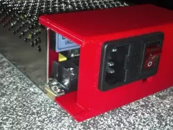 Bukobot v8 Power supply cover to contain switch