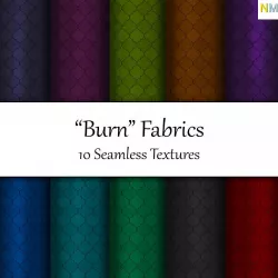Burn Fabrics Seamless Textures Set Texture