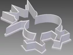Cake cutter - chicken
