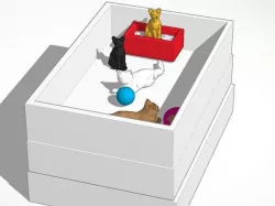 cat shop stand