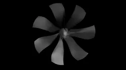 Computer fan 3D model