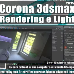 Corona 1 5 in 3dsmax 2015 Rendering e Light Vol 1 Cd Front 3D model