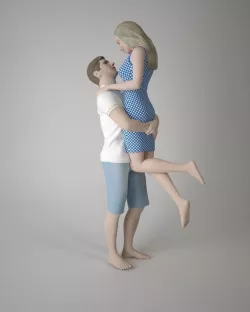 Couple 0207 3D model
