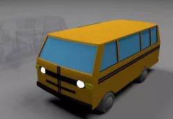 Danfo bus LP 3D model