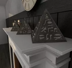 Decorative Fireplace 3D model