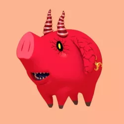 Demon Hawk Low-poly  3D model