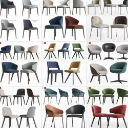 Dining Chair Collection  3D model