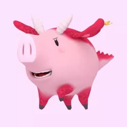 Dragon Hawk Low-poly  3D model