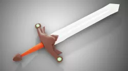 Emerald Sword 3D model