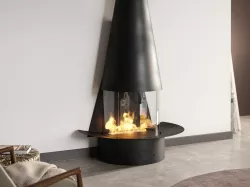 Filiofocus Mural Gas Fireplace 3D model