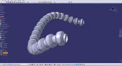 Flex Tube Design-Catia v5- LAW