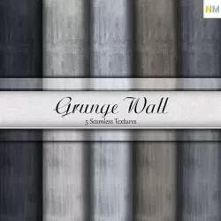 Grunge Wall Seamless Textures Set Texture