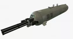 Gun Pod GUV-8700 Low-poly  3D model