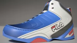 Gym shoe Fila Mental Ray 3D model