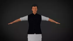 Imran Khan 3d Low-poly  3D model