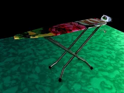 IRON ING TABLE 3D PIXEL
