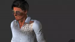 Johnny Depp Low-poly  3D model