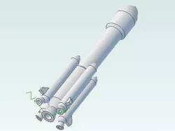 Little Ariane Space Rocket