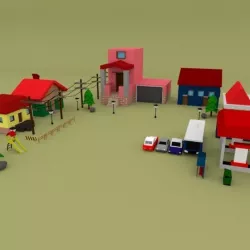 Low Poly Pack Low-poly  3D model