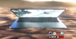 MacBook Air Low-poly  3D model
