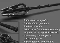 Medieval Mace 3D model