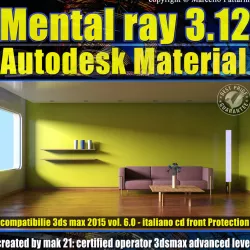 Mental ray 3 12 in 3dsmax 2015 Vol 6 Autodesk Material 3D model
