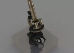 microscope 3D model